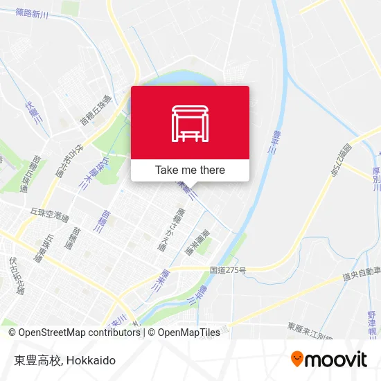 東豊高校 map