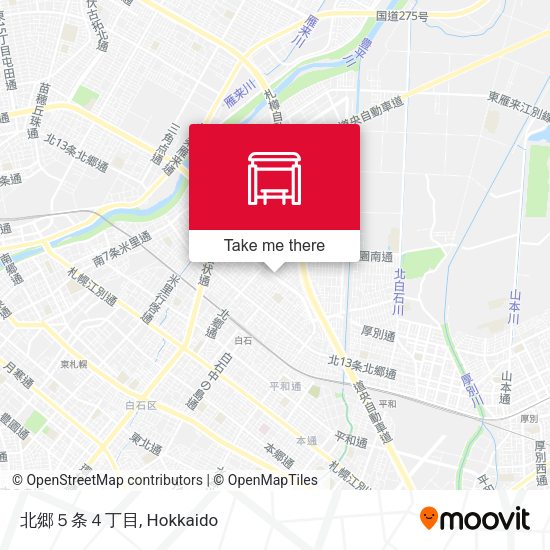 北郷５条４丁目 map