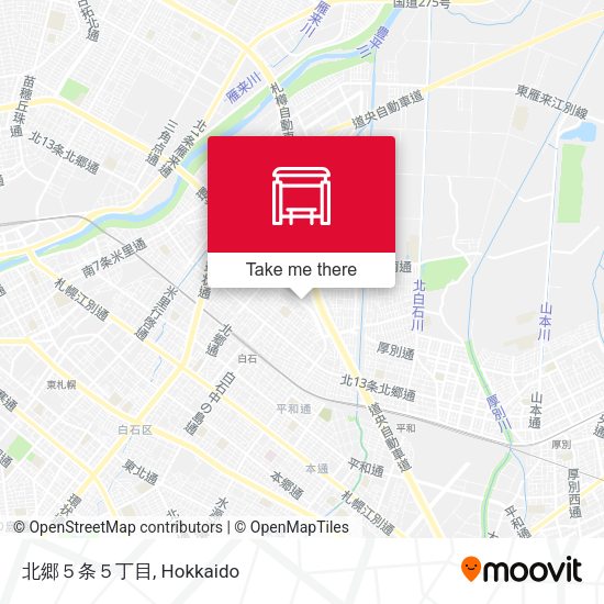 北郷５条５丁目 map