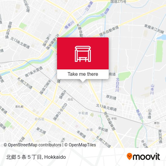 北郷５条５丁目 map
