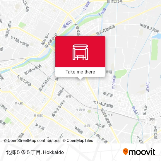 北郷５条５丁目 map