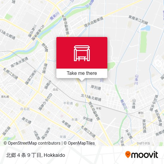 北郷４条９丁目 map