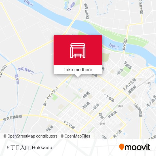 ６丁目入口 map