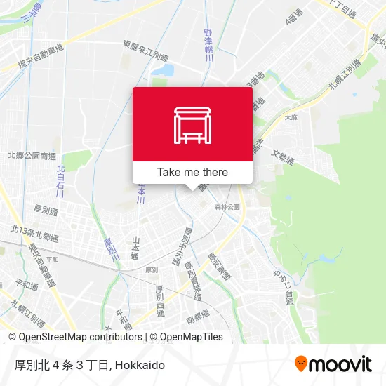 厚別北４条３丁目 map