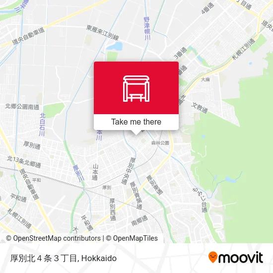 厚別北４条３丁目 map