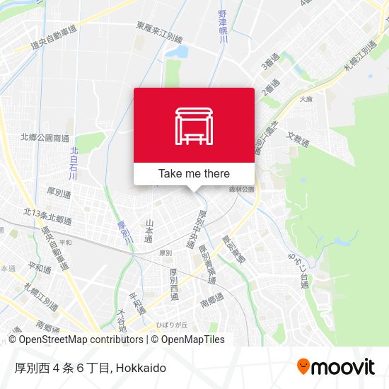厚別西４条６丁目 map