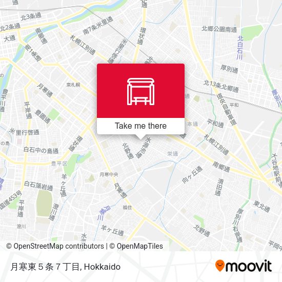 月寒東５条７丁目 map