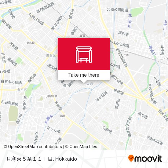月寒東５条１１丁目 map