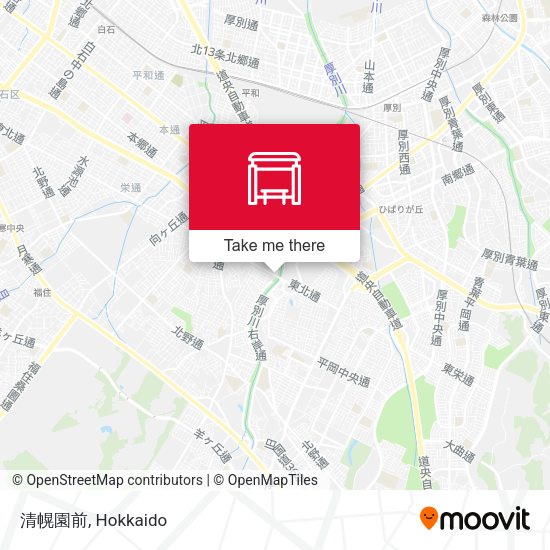 清幌園前 map