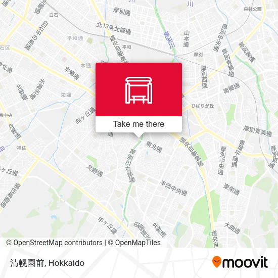 清幌園前 map