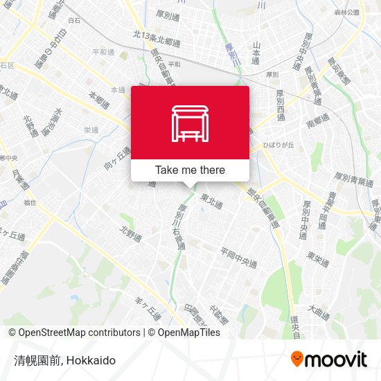 清幌園前 map
