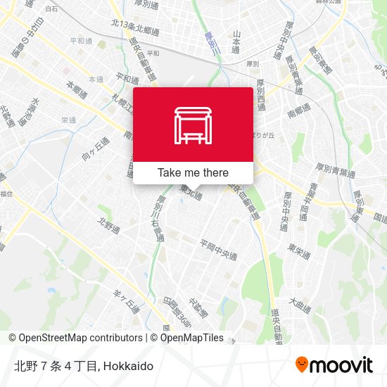 北野７条４丁目 map