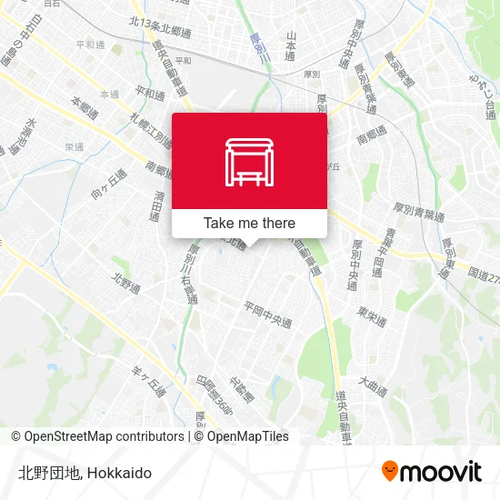 Kitano Housing Complex map