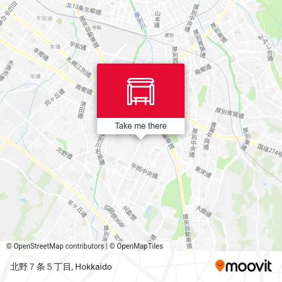 北野７条５丁目 map