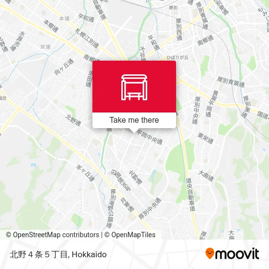 北野４条５丁目 map