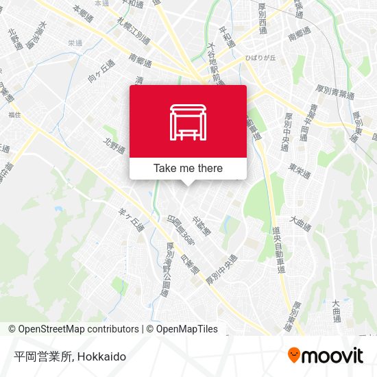 平岡営業所 map