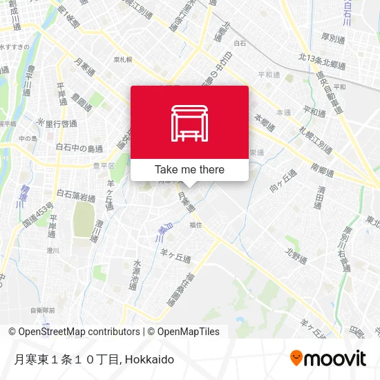 月寒東１条１０丁目 map