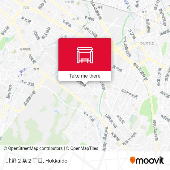 北野２条２丁目 map