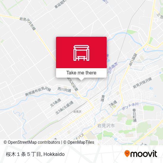 桜木１条５丁目 map