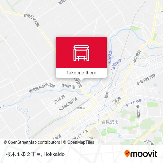 桜木１条２丁目 map