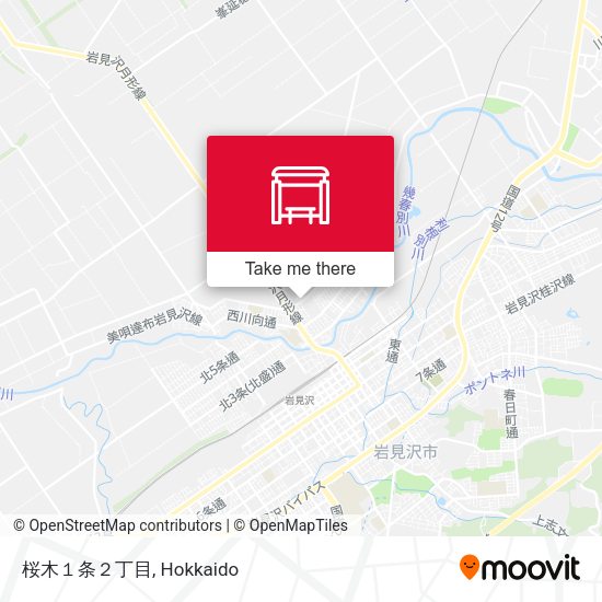 桜木１条２丁目 map