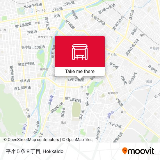 平岸５条８丁目 map