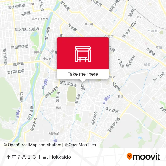 平岸７条１３丁目 map