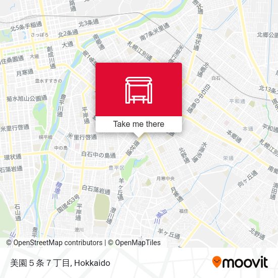 美園５条７丁目 map