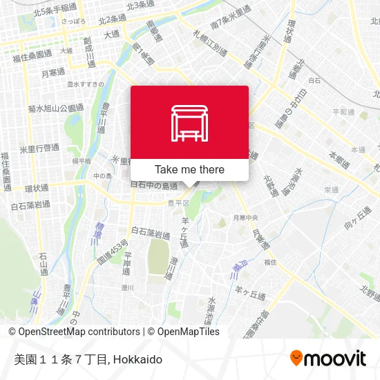 美園１１条７丁目 map