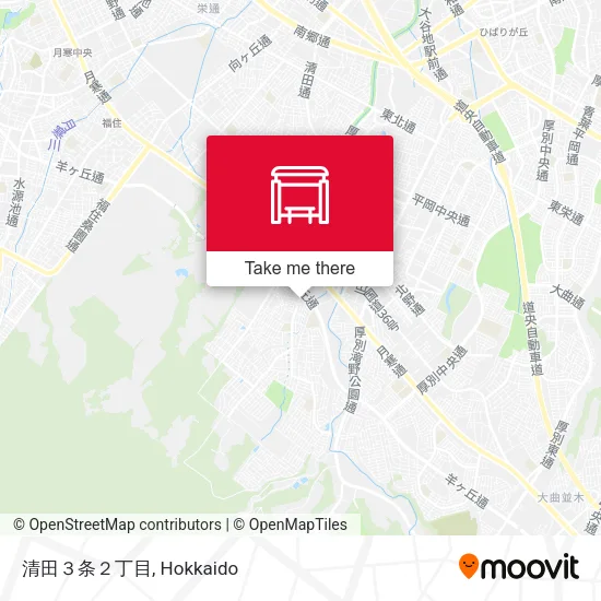 清田３条２丁目 map