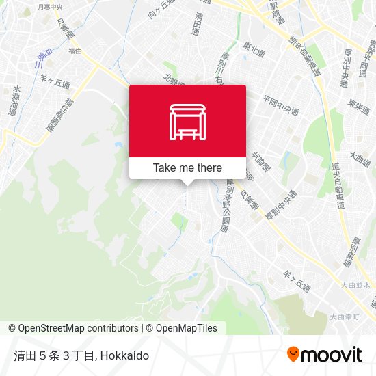 清田５条３丁目 map
