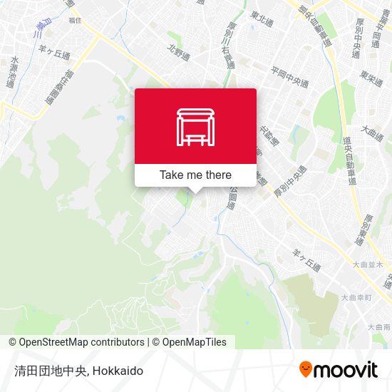 清田団地中央 map