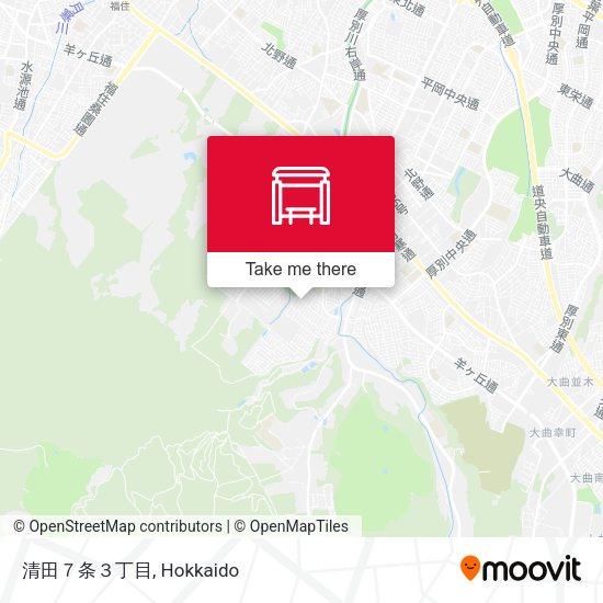 清田７条３丁目 map