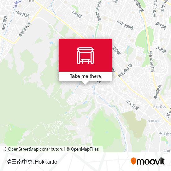 清田南中央 map