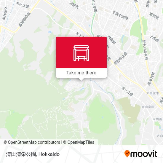 清田清栄公園 map