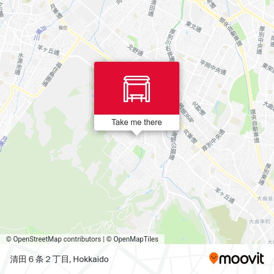 清田６条２丁目 map