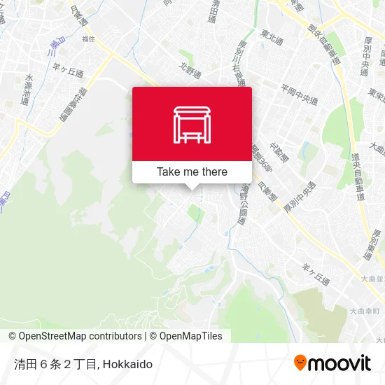 Kiyota 6-jo 2-chome map