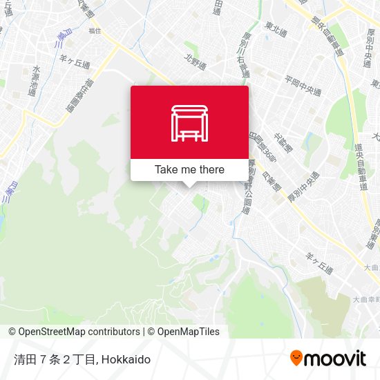 清田７条２丁目 map