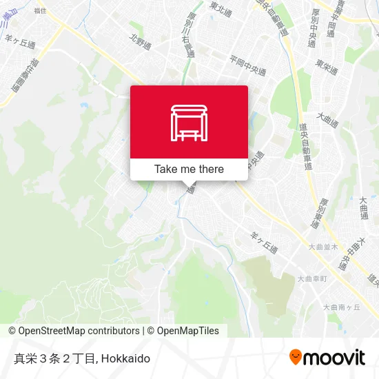 真栄３条２丁目 map