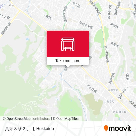 真栄３条２丁目 map