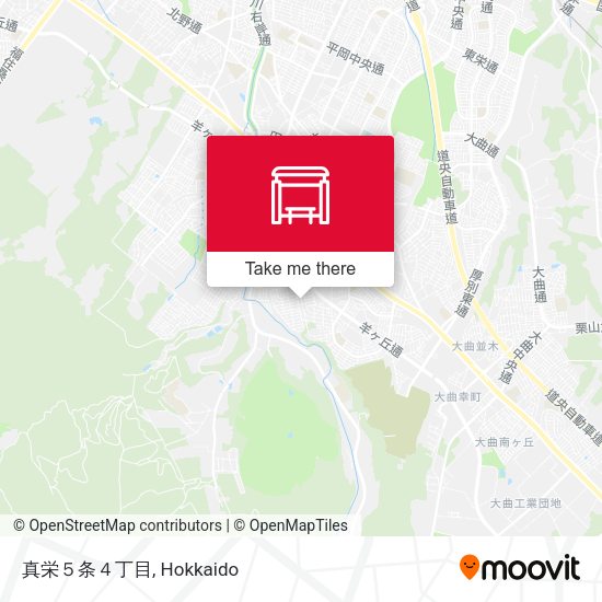 真栄５条４丁目 map