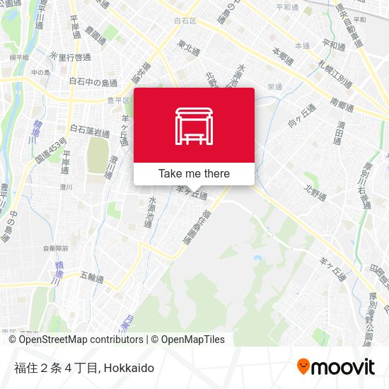 福住２条４丁目 map