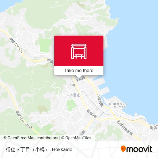 稲穂３丁目（小樽） map