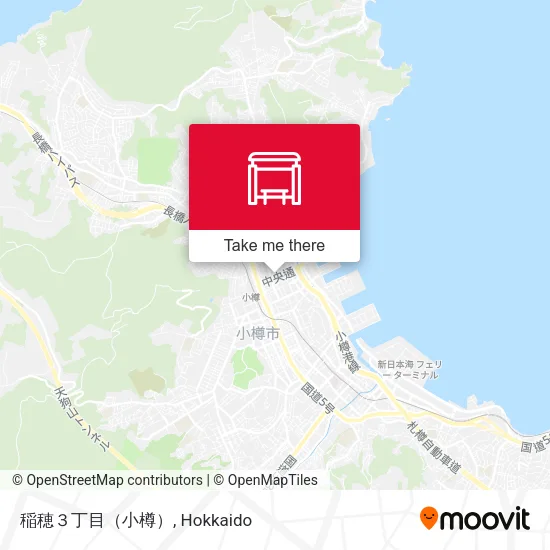 稲穂３丁目（小樽） map