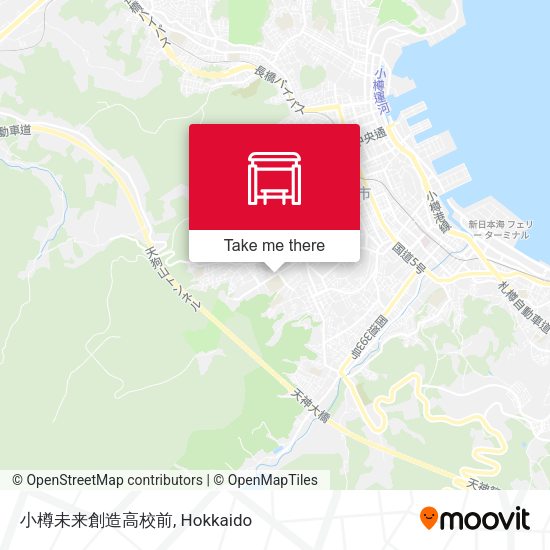 小樽未来創造高校前 map