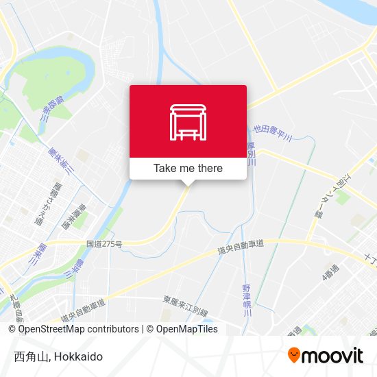 西角山 map