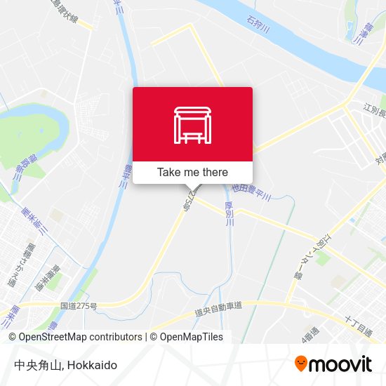 中央角山 map