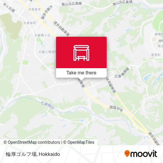 輪厚ゴルフ場 map