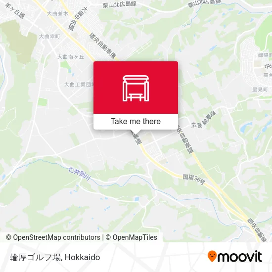 輪厚ゴルフ場 map