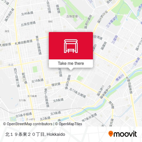 北１９条東２０丁目 map